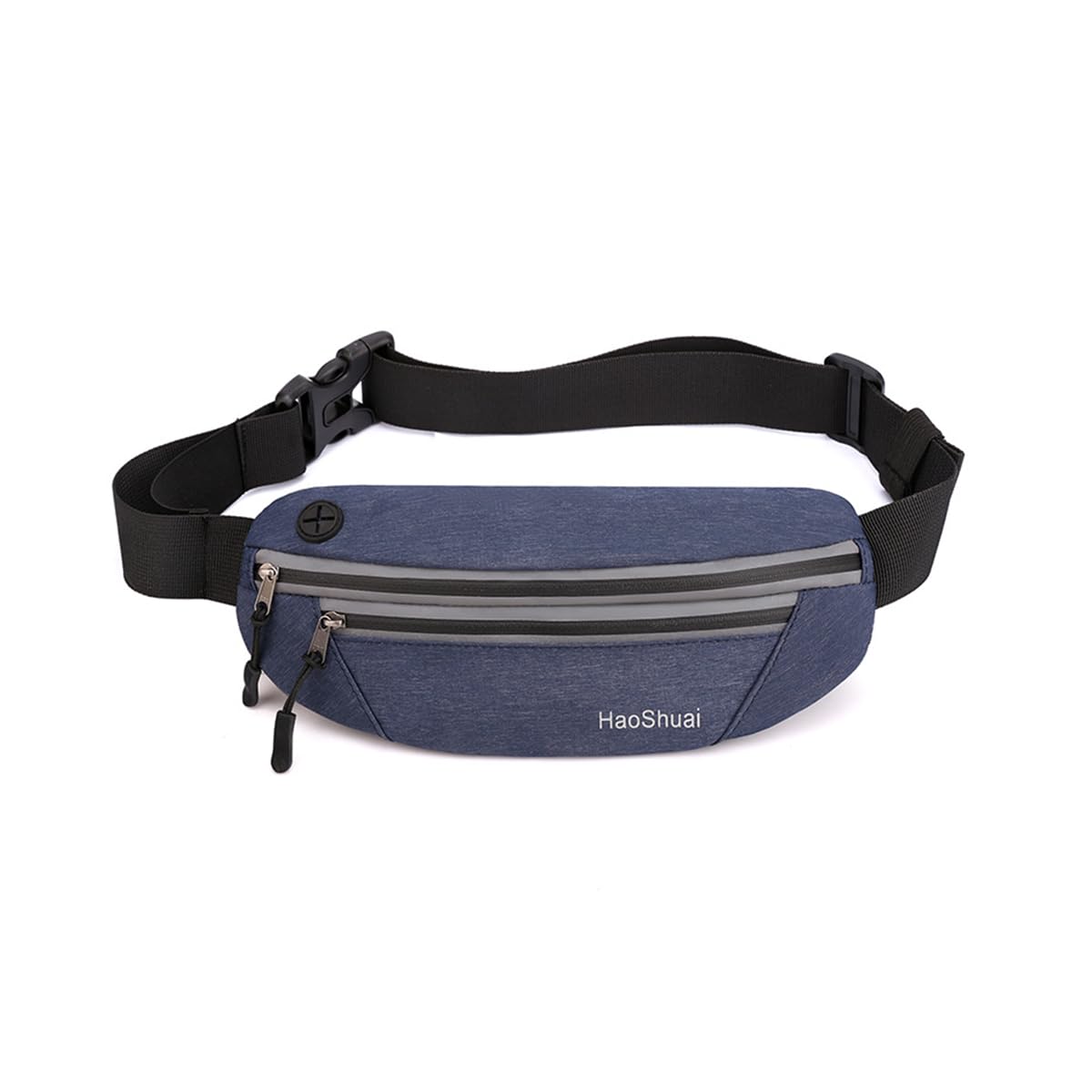 GUSTAVE Waist Bag for Running Unisex, Stylish Chest Bag for Men Women, Small Fanny Pack, Waterproof Nylon Waist Pack for Outdoor Hiking, Running, Travel, Black GUSTAVE Waist Bag for Running Unisex, Stylish Chest Bag for Men Women, Small Fanny Pack, Waterproof Nylon Waist Pack for Outdoor Hiking, Running, Travel, Black